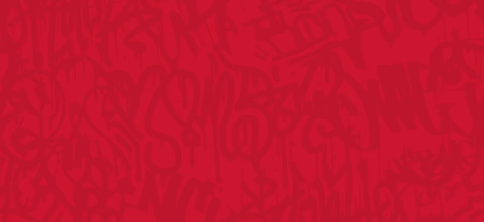 Dave's Hot Chicken Red Graffitti Background